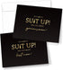 Hat Acrobat Groomsman Proposal Cards 8 Will You Be My Groomsman and 2 Best Man Cards with Envelopes | Set of 10 Black and Gold Groomsmen Cards, Pe...