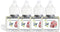 Scent Fill 100% Natural Peppermint Plug in Air Freshener, 4 Scented Oil Refills...