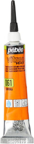 Pebeo Vitrea 160, Glass Paint Outliner, 20 ml Tube - Paprika...