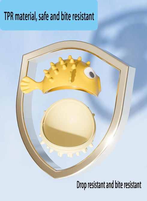 Interactive Dog Toys for Treat Dispensing Dog Chew Toys for Medium and Large Dogs,Educational Dog Toy (yellow)...