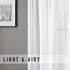 MRTREES Sheer 34 x 24 in Curtain Tiers Off White Bathroom Short Sheer Voile Cafe Rod Pocket 2 Panels Half Window Curtains...