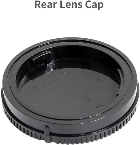 2 Pack Rear Lens Cap and Camera Body Cap Cover Kit for Sony A9 A7 A7II A7III A7IV A7S II III A7R II III A7RIV A7RV A7CR A7C II A7CII A6700 A6600 A...