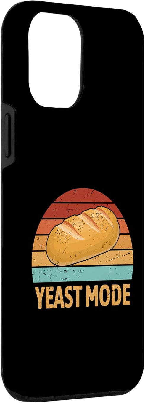 iPhone 15 Plus Retro Yeast Mode Funny Sourdough Bread Baker Baking Humor Case...
