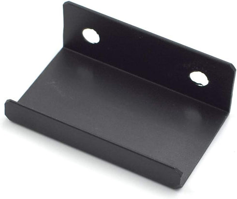 LC LICTOP 50mm/1.96" Flat Black Aluminum Finger Edge Pull Concealed Handle for Home Kitchen Door Drawer Cabinet 10PCS...