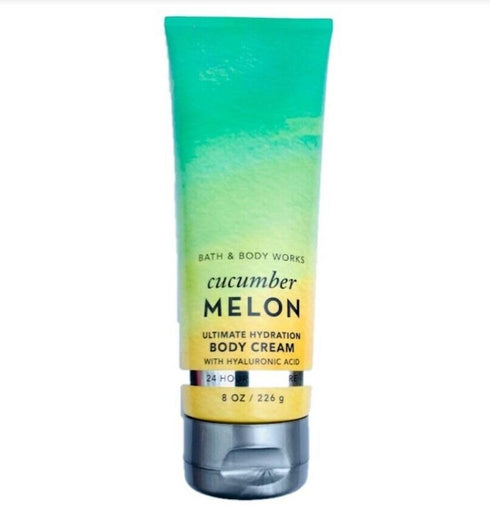 Bath & Body Works Cucumber Melon Ultimate Hydration Body Cream Gift Set For Women, 8 Fl Oz (Cucumber Melon)...
