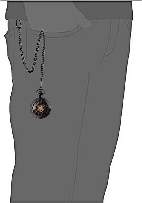 SIBOSUN Mechanical Pocket Watch for Men Pocket Watch with Chain Steampunk Skeleton Antique Men Women Pocket Watches...