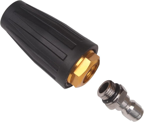 4000PSI Pressure Washer Turbo Nozzle Tool 1/4'' Quick 360°Rotating Spray Turbo Nozzle Kit...