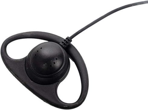 Caroo D Shape Earpiece Headset with Mic PTT Compatible with Baofeng UV-5R BF-888S BF-F8HP BF-F9 UV-82 UV-82HP UV-82C Kenwood TK-2107 TK-3107 Walki...