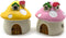 2Pcs Mini Mushrooms Miniature Figurines Fairy Garden House Cute Fairy Garden Mushrooms for Fairy Garden Micro Landscape Plant Bonsai DIY Craft Orn...