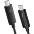 [Intel Certified Thunderbolt 4 Cable 2.6ft/0.8M, USB 4 Cable with 8K Display/ 40Gbps Data Transfer/ 100W Charging, for USB-C Thunderbolt 3 MacBook...
