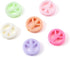 Beadthoven 100pcs Opaque Acrylic Peace Sign Beads 16mm Candy Color Peace Symbol Loose Beads Spacers for DIY Colorful Rainbow Necklace Bracelet Jew...