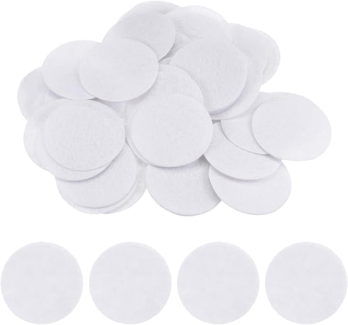 100pcs Round Felt Circles, 50mm 2" Pre Cut Felt Craft Pads Non-Woven Mini Felt Fabric Circles for DIY Sewing Handcraft Cut Projects Craft Finishin...