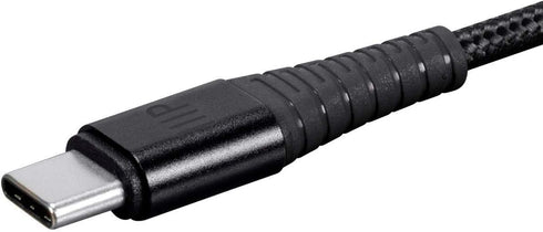 Monoprice USB C to USB A 2.0 Cable - Durable, Kevlar-Reinforced Nylon-Braid, Fast Charge for Samsung Galaxy S10/ Note 8, LG V20, 6 Feet, Black - A...