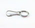 Yueton 50pcs Mini Nickel Plated Steel Lanyard Hook Split Key Ring, Hobby ID Card Key Chain Parts Key Chain Holder Connector...
