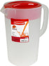 Rubbermaid Clear Pitcher, 1 Gallon, Red...