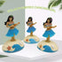 Solar Powered Dancing Figures Decoration - Solar Shaking Head Ornaments Hula Girl - Solar Powered Car Dashboard Interior Decoration Desktop Orname...