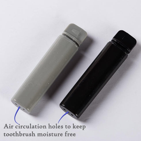 Bamboo Charcoal Folding Toothbrush for Travel Camping Holidays 2 Pack...