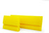 ECOmorning 2-Piece DIY Mini Squeegee Set - Soft Silicone Window Tint Squeegee for Glass, Mirror, Shower - Yellow (4.7in x 1.9in, 2.4in x 1.9in)...