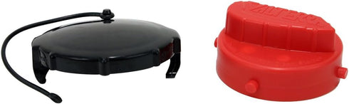Valterra T1020-3VP Universal Drain Hose Bayonet Drip Cap Set - Red, Red and Black...