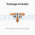 GKEEMARS 20Pcs 3 Way T-Shape Connectors for Wiring, Quick Wire Splitter Connector for Circuit Inline 24-12 AWG (Orange)...