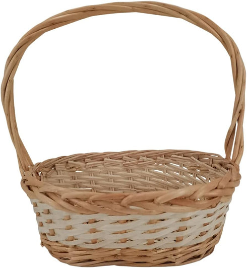 Wald Imports Brown Willow Decorative Storage Basket...