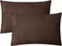 Clara Clark Premier 1800 Series 4pc Bed Sheet Set - Queen, Chocolate Brown...