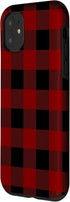 iPhone 11 Buffalo Plaid Check Tartan Pattern Lumberjack Flannel Case...