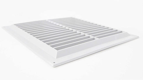Vent Systems 8'' x 8" Inch Pack of 2 Air Vent Cover Plastic Air Return Grill HVAC Vent Cover for Home Improvement Vent Duct Cover 200x200mm...