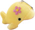 Yellow Mini Stuffed Animal Dolphin Plush Toys Soft Lovely Dolphin Stuffed Keychain Bag Pendants Tiny Ocean Animal Accessories for Keychain Decor S...
