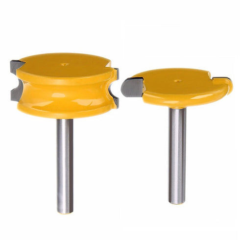 Yakamoz 1/4-Inch Shank Flute & Bead Canoe Joint Router Bit Set Carbide-Tipped Woodworking Milling Cutter...