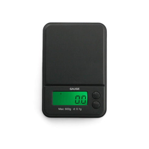 GAUGE Digital Mini Scale - (600g x 0.1g - Black) - Digital Travel Scale - Mini Digital Scale - Small Pocket Size Scale - Traveling Scales Digital ...