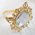 Tangpan 10pcs Gold-Light Napkin Ring Rhinestones Napkin Rings for Weddings Pearl Napkin Rings Shiny (Clear)...