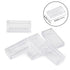 Feleph Transparent Clear 1×2 Tile ×700 Parts and Pieces Flat Bricks, Bulk Building Blocks for Smooth Surface Wall Floor, Toy Accessories Compatibl...