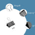 Small Binder Clips 1 Inch Length for Office (64 Pcs)...