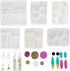 BIGEBO Resin Earring Molds Silicone, Resin Mold Jewelry Resin UV Resin Mold Kit Bundle Clearance for Jewelry Making Silicone Molds for Keychain Ch...