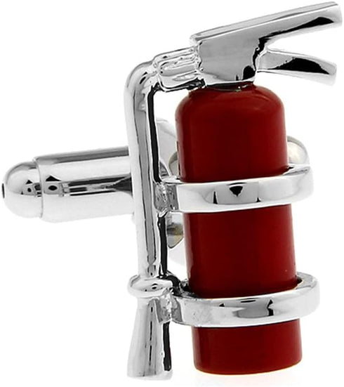 Fire Extinguisher Cufflinks Fire Fighter Cuff Links...