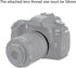 58mm Macro Lens Reverse Ring Adapter for Canon EOS Rebel T6 T7 T5 SL3 SL2 T8i T7i T6i T6s T5i 2000D 4000D 90D 80D 70D with EF-S 18-55mm Kit Lens &...