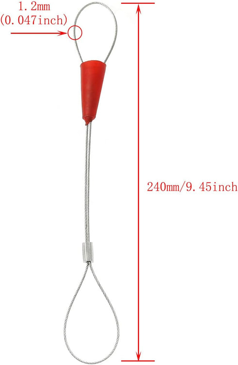 Cable Puller RLECS 6pcs Wire Traction Fish Tape Fastener Tool Portable Cable Puller Tool for Electrical Fish Tape, Cable Puller Wire Grips...