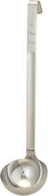 HIC Kitchen Single-Piece Stainless Steel Ladle, 18/8 Stainless Steel, 4-Ounce Capacity...
