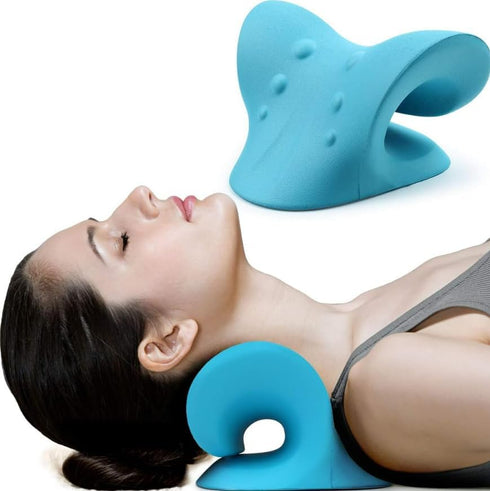 Generic Neck and Shoulder Relaxer - Neck Stretcher Cervical Spine Traction Device to Relieve Neck and Shoulder Fatigue and Pain Chiropractic Pillo...