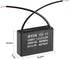 uxcell Ceiling Fan Capacitor CBB61 1.2uF 450V AC 2 Wires Metalized Polypropylene Film Capacitors 36.5x11x24.5mm for Water Pump Motor Generator, Pa...