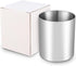 Silver Pencil Holder for Desk,304 Stainless Steel Desktop Pen Holder,Pencil Holder,Pencil Cup,Pencil Pot, Makeup Brush Holder,Stationery Organizer...