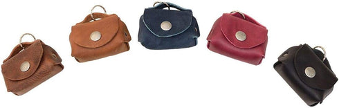 Hide & Drink, Tiny Handbag with Key Ring Holder Handmade from Full Grain Leather...