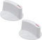 ApplianPar Pack of 2 WH1X2721 Dryer Washer Selector Timer Knob for GE Hotpoint Replace AP2044893 PS271094 WE01X10033
