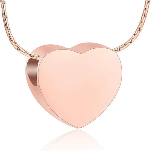 constantlife Cremation Jewelry for Ashes - Heart Pendant Memorial Urn Necklace Ashes Holder Stainless Steel Personalized Customization Keepsake...