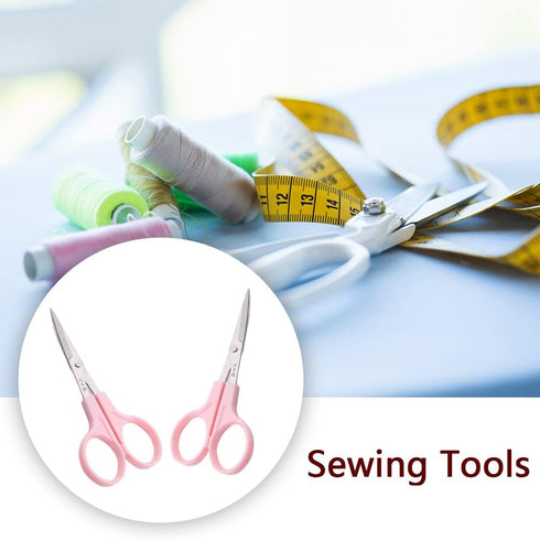 3 Pcs Small Embroidery Curved Scissors Cross Stitch Sewing Craft Small Tools DIY Scissors for Crafting, Sewing, Dressmaking, Cloth...
