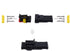 MUYI 10 Kit 3 Pin Way Waterproof Electrical Connector 1.5mm Series Terminals Heat Shrink...