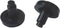 10 pcs - 3/4" Flat Stem Bumper Glide Patio Outdoor Furniture Chair 1/4" (Black 727)...