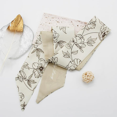 4 Pack Purse Scarf for Bags Silk Head Scarf for Hair Handbag Women Scarfs Band Hair Neck Scarves Fashion Gifts,108...