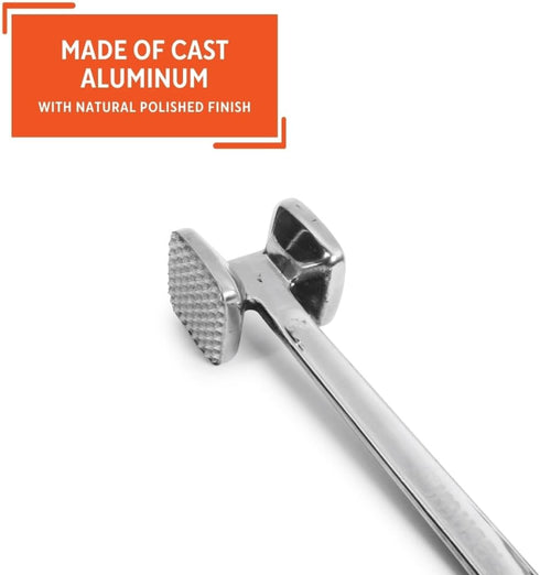 IMUSA USA IMU-71015 Stainless Steel Meat Tenderizer, Silver,...